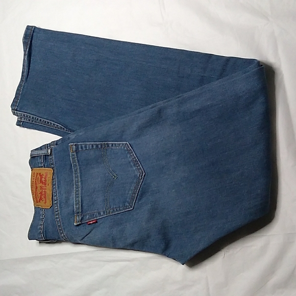 Levi's 505 Med.Wash Straight Lightly Distressed Denim - Picture 14 of 14